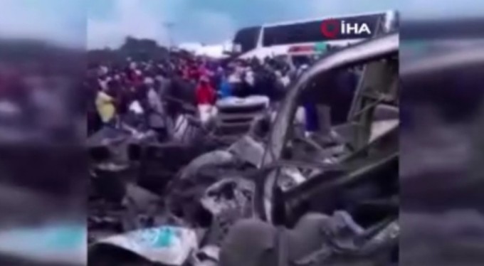 Kenya'da zincirleme kaza: 48 ölü
