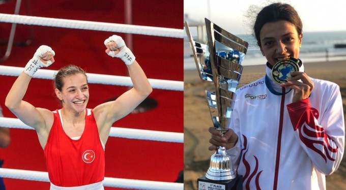 Emine Arslan ve Buse Naz Çakıroğlu'ndan Avrupa oyunlarında altın madalya sevinci!