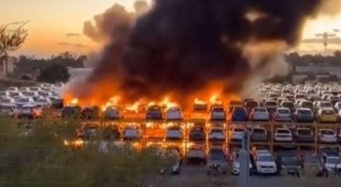 Fransa'da korkutan görüntü