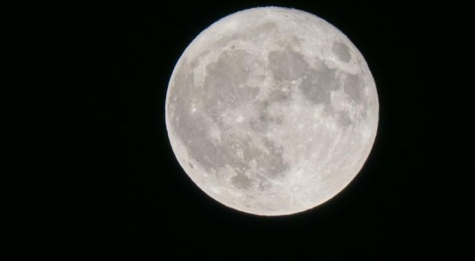 Bursa'da dolunay görenleri mest etti