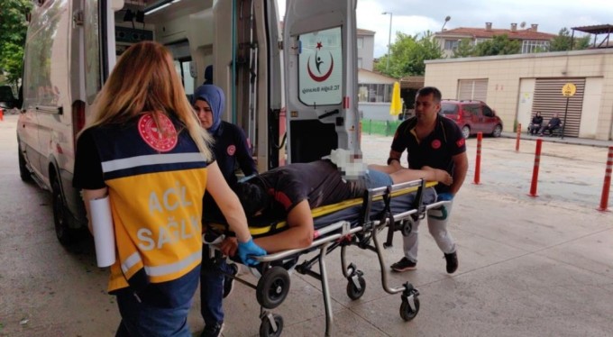 Bursa'da talihsiz olay! Makineden fırlayan ahşap parçası...