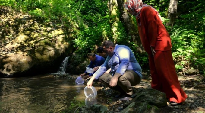 Bursa derelerine 9 bin adet alabalık bırakıldı