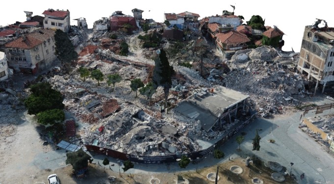 Tarihi enkazda lazerle 207 milyon nokta ölçümü