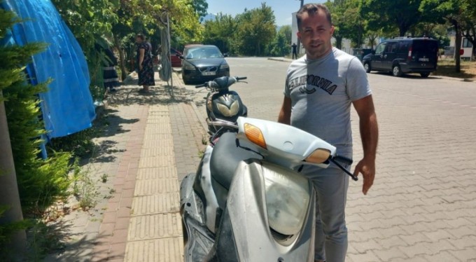 Bursa'da fabrika önünden çalınan motosiklet bulundu