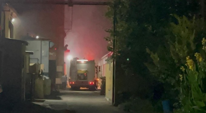 Bursa'da tekstil fabrikasında korkutan yangın!