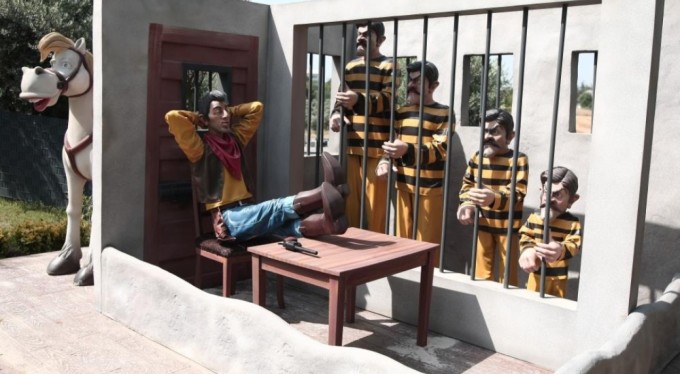 Dünyaca ünlü masal kahramanları bu bahçede buluştu