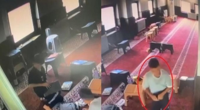 Bursa'da camideki hırsızlık boyut  atladı! artık ayakkabı değil...