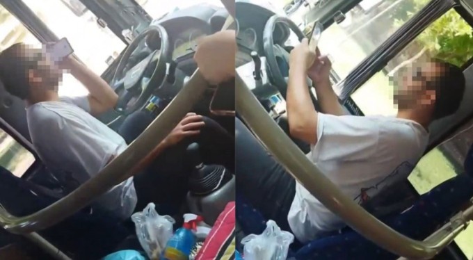 Otobüs şoförü yolcuların hayatını hiçe saydı!