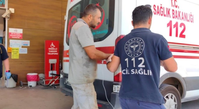 Bursa'da elini makinaya kaptıran işçinin parmağı koptu!