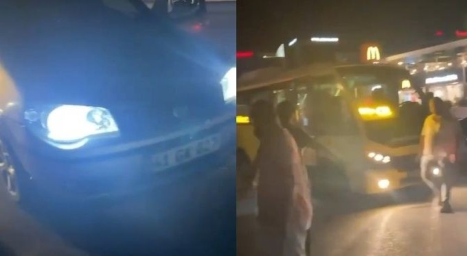 Bursa'da yol verme kavgasında otobüs şoförü önündeki araç sürücüsünü bıçakladı!