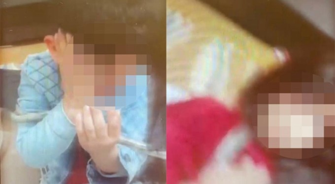 Çocuklarını darp eden vicdansız baba! Birbirine bağlayarak işkence uyguladı