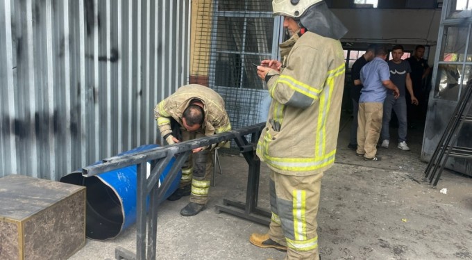 Bursa'da yakıt dolu varil bomba gibi patladı! 1 ağır yaralı