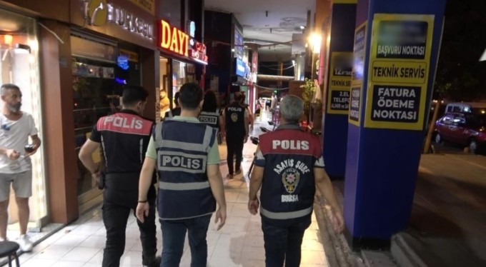 Bursa'da 200 polisle 'Asayiş Uygulaması'