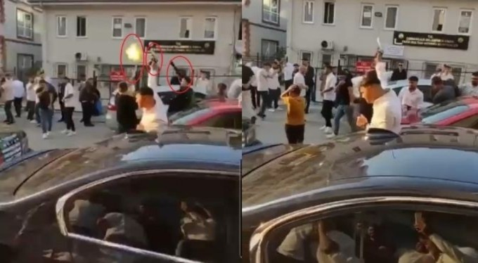 Bursa'da savaş değil düğün! Sokak arasında tüfeklerle ateş açtılar