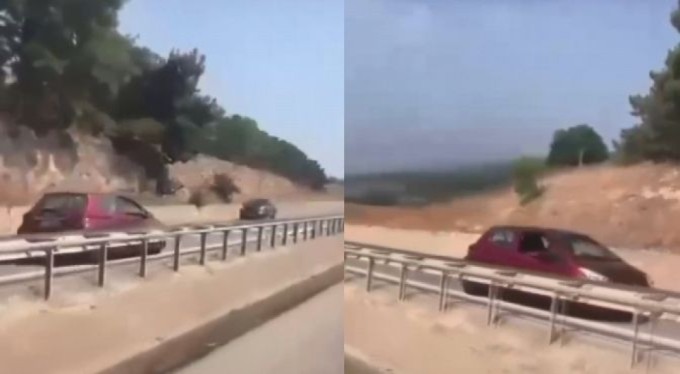 Bursa'da ölüme davetiye çıkardı! Otoyolda ters şeritten kilometrelerce ilerledi