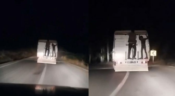 Bursa'da canlarını hiçe sayan baba oğul tehlike saçtı!