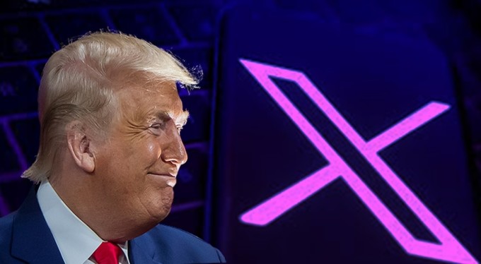 Trump 2,5 yıl aradan sonra 'X' sosyal medya platformuna döndü