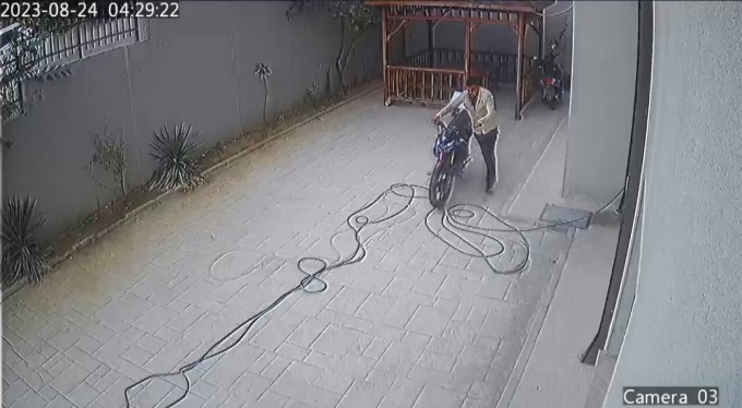 Bursa'da şafak vakti motosiklet hırsızlığı!