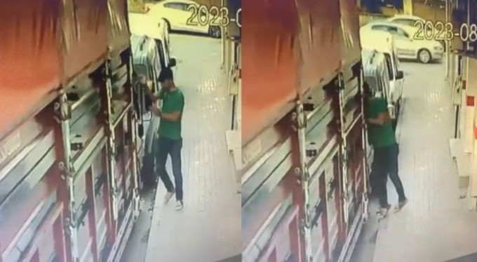 Bursa'da yürürken fark ettiği telefonu kaşla göz arasında çaldı!