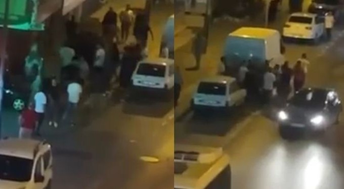 Bursa'da aileler arasındaki kavgada sokak ringe döndü!