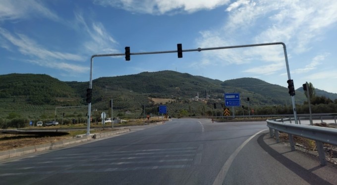 Togg kavşağına sinyalizasyon kuruluyor