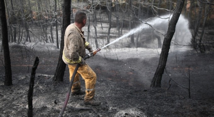 Bursa'daki orman yangını 17 saatin sonunda kontrol altına alındı