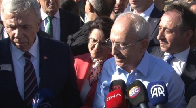 CHP lideri Kılıçdaroğlu, Mansur Yavaş'ın belediye başkanı adayı olduğunu duyurdu