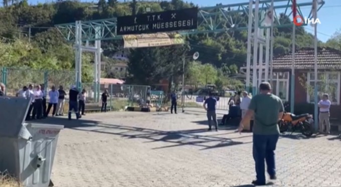 Zonguldak'ta maden ocağında göçük