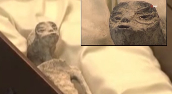 Meksika Kongresi'nde "uzaylı" oturumu! İnsana ait olmadığı iddia edilen fosiller sergilendi