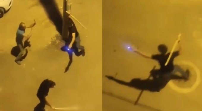 Bursa'da böyle kavga görülmedi! Elektroşok ve sopalar havada uçuştu