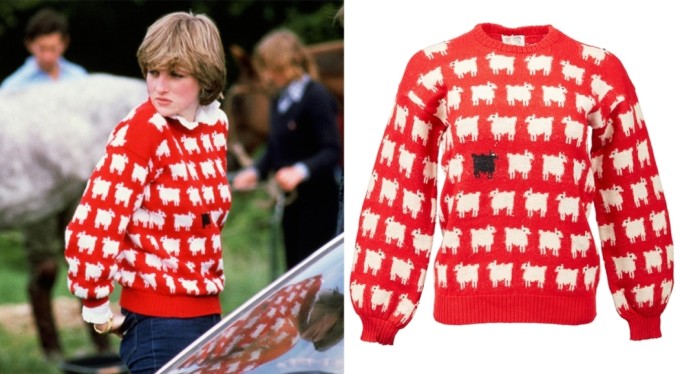 Prenses Diana'nın ikonik kazağı 1,14 milyon dolara satıldı