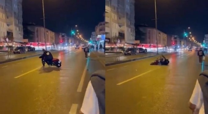 Bursa'da drift heyecanı kaza getirdi! Genç ölümden döndü