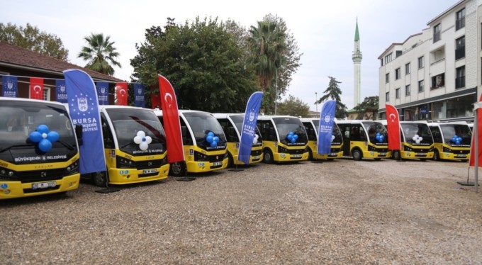Gürsu minibüsleri Burulaş sistemine dahil oldu