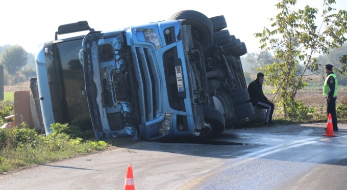 800 kilometre yol geldi, hedefine 20 kilometre kala kaza yaptı