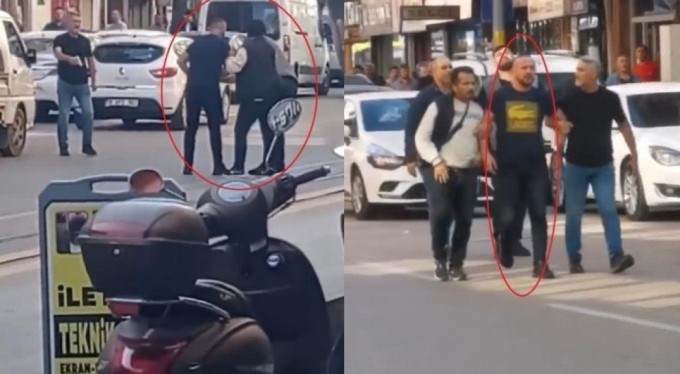 Bursa'da sokak ortsaında silahla tehditler savuran kişiyi polis gözaltına aldı!