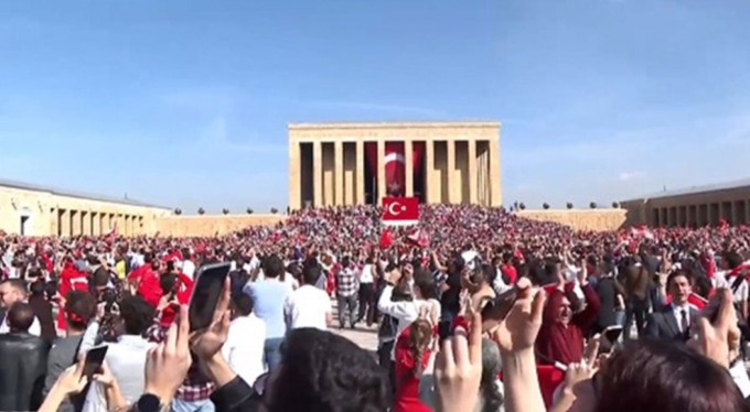 MSB: "29 Ekim'de Anıtkabir 1 milyon 182 bin 425 ziyaretçi ağırladı"