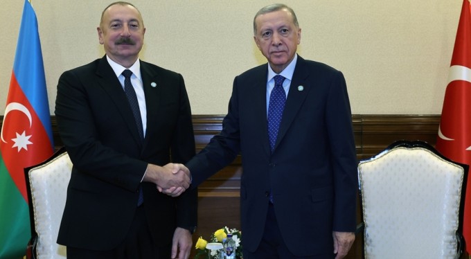 Cumhurbaşkanı Erdoğan, Aliyev ile görüştü