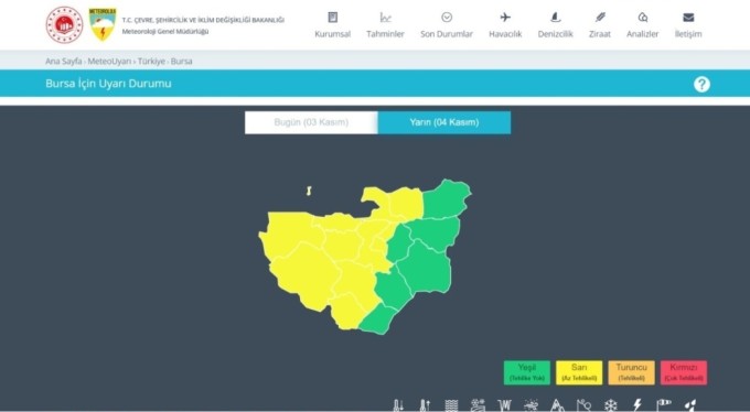 Meteorolojiden Bursa son dakika uyarısı!