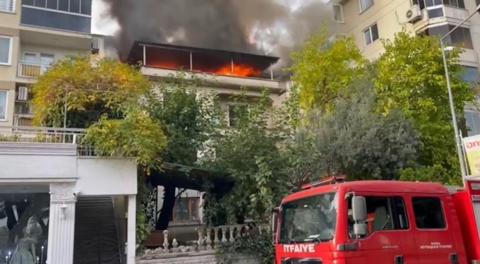Bursa'da korkutan yangın