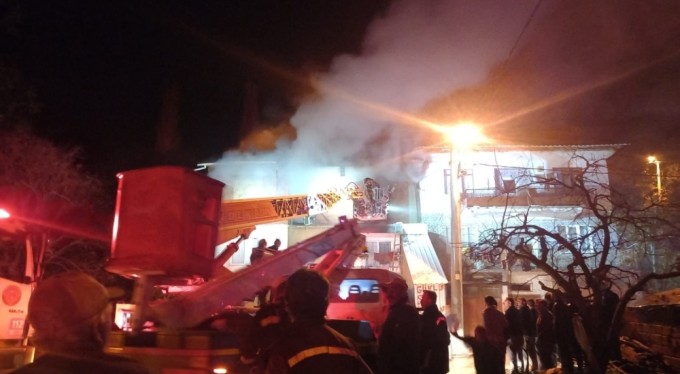 Gemlik'te ev yangını