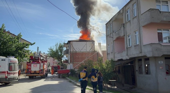 Bursa'da korkutan yangın!