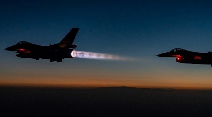 Irak'ın kuzeyine hava harekatı: 17 hedef imha edildi