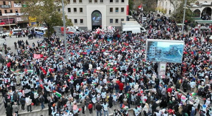 Bursa'nın çocukları Filistin için tek yürek