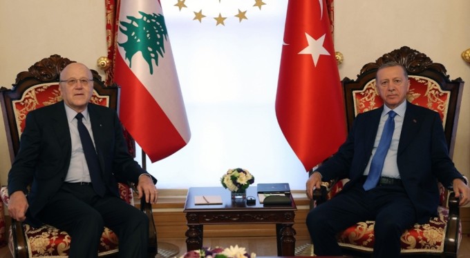 Cumhurbaşkanı Erdoğan, Lübnan Başbakanı Mikati ile görüştü