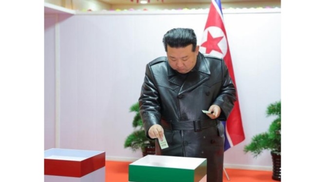 Kuzey Kore lideri Kim yerel seçimlerde oy kullandı