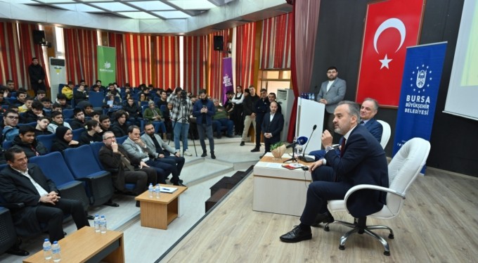 Başkan Aktaş'tan öğrencilere tecrübe paylaşımı