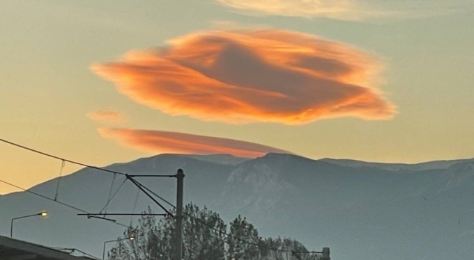 Uludağ semalarında mercek bulutu görüldü!
