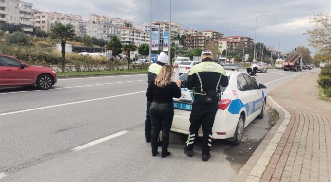 Bursa'da hız yapan sürücülere ceza yazıldı