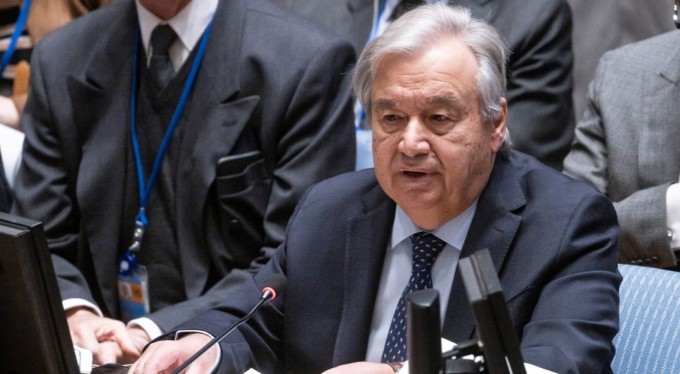 Guterres: "Gazze halkı dünyanın gözleri önünde büyük bir insani felaket yaşıyor"