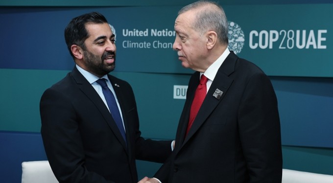 Cumhurbaşkanı Erdoğan, İskoçya Başbakanı Yusuf ile görüştü